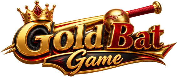 Gold Bat Game Logo